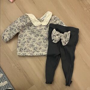 Nicole Miller Outfit with Ruffle Collar 3-6 months
